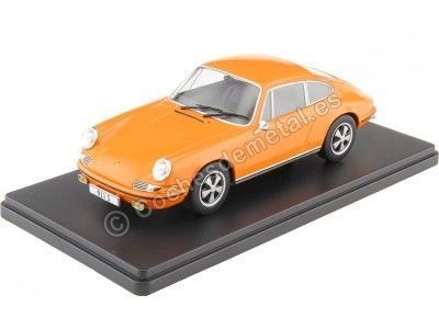 Cochesdemetal.es 1968 Porsche 911 S Naranja 1:24 WhiteBox 124174