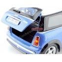 Carsdemetal.es 2004 Mini Coper R50 Blue-Blanco 1:18 Motor Max 73114