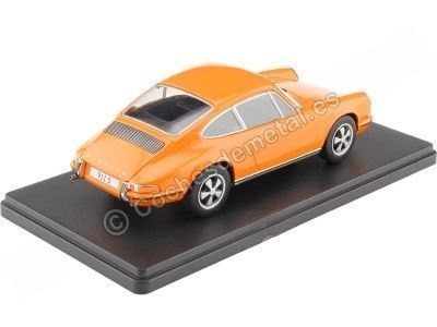 Cochesdemetal.es 1968 Porsche 911 S Naranja 1:24 WhiteBox 124174 2