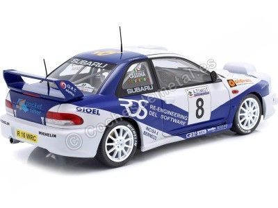 Cochesdemetal.es 2000 Subaru Impreza S5 WRC Night Version Nº8 Valentino Rossi/Cassina Rally Show Di Monza 1:18 Solido S1807403 2