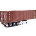 CARSDEMETAL.ES 2021 REMORAGE REMORT-TRAIL POSTEUR DES CONTERNERS 1:24 SOLID S2400501