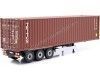 CARSDEMETAL.ES 2021 REMORAGE REMORT-TRAIL POSTEUR DES CONTERNERS 1:24 SOLID S2400501