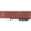 CARSDEMETAL.ES 2021 REMORAGE REMORT-TRAIL POSTEUR DES CONTERNERS 1:24 SOLID S2400501