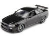 Cochesdemetal.es 1999 Nissan Skyline GT-R (R34) Negro 1:24 Welly 24108