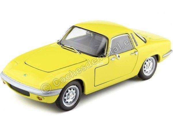 Cochesdemetal.es 1965 Lotus Elan Amarillo 1:24 Welly 24035