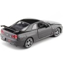 Cochesdemetal.es 1999 Nissan Skyline GT-R (R34) Negro 1:24 Welly 24108