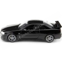 Cochesdemetal.es 1999 Nissan Skyline GT-R (R34) Negro 1:24 Welly 24108