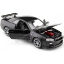 Cochesdemetal.es 1999 Nissan Skyline GT-R (R34) Negro 1:24 Welly 24108