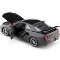 Cochesdemetal.es 1999 Nissan Skyline GT-R (R34) Negro 1:24 Welly 24108