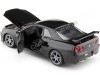 Cochesdemetal.es 1999 Nissan Skyline GT-R (R34) Negro 1:24 Welly 24108