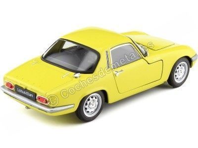 Cochesdemetal.es 1965 Lotus Elan Amarillo 1:24 Welly 24035 2