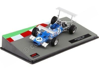 Cochesdemetal.es 1969 Matra MS10 Nº7 Jackie Stewart GP F1 España y Campeón del Mundo Azul 143 Editorial Salvat F1 13