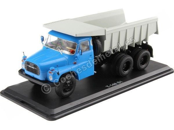 Cochesdemetal.es 1972 Tatra T-148 S1 Camión Volquete Azul/Gris 1:43 Premium ClassiXXs PCL47141