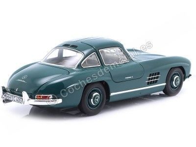 Cochesdemetal.es 1954 Mercedes-Benz 300 SL Gullwing W198 "Alas de Gaviota" Verde Oscuro 1:18 Norev HQ 183851 2