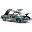 Cochesdemetal.es 1954 Mercedes-Benz 300 SL Gullwing "Alas de Gaviota" W198 Verde Oscuro 1:18 Norev HQ 183851