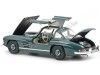 Cochesdemetal.es 1954 Mercedes-Benz 300 SL Gullwing "Alas de Gaviota" W198 Verde Oscuro 1:18 Norev HQ 183851