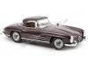 Cochesdemetal.es 1957 Mercedes-Benz 300 SL Roadster W198 Granate Oscuro 1:18 Norev 183891