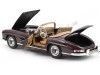 Cochesdemetal.es 1957 Mercedes-Benz 300 SL Roadster W198 Granate Oscuro 1:18 Norev 183891