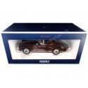 Cochesdemetal.es 1957 Mercedes-Benz 300 SL Roadster W198 Granate Oscuro 1:18 Norev 183891