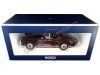 Cochesdemetal.es 1957 Mercedes-Benz 300 SL Roadster W198 Granate Oscuro 1:18 Norev 183891