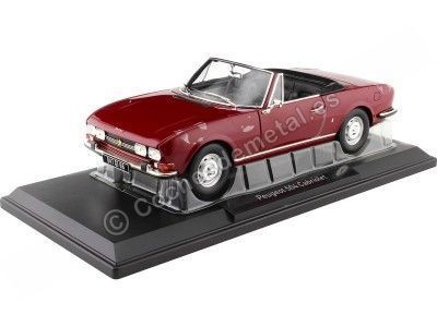 Cochesdemetal.es 1969 Peugeot 504 Cabriolet Rojo Andaluz 1:18 Norev 184818