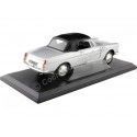 Cochesdemetal.es 1967 Peugeot 404 Convertible Plateado 1:18 Norev 184835