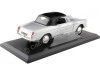 Cochesdemetal.es 1967 Peugeot 404 Convertible Plateado 1:18 Norev 184835