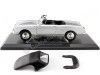 Cochesdemetal.es 1967 Peugeot 404 Convertible Plateado 1:18 Norev 184835