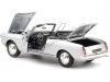 Cochesdemetal.es 1967 Peugeot 404 Convertible Plateado 1:18 Norev 184835