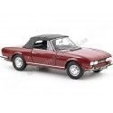 Cochesdemetal.es 1969 Peugeot 504 Cabriolet Rojo Andaluz 1:18 Norev 184818