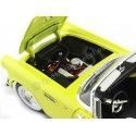 Cochesdemetal.es 1955 Ford Thunderbird Convertible Amarillo 1:18 Lucky Diecast 92068