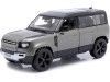 Cochesdemetal.es 2022 Land Rover Defender 110 Gris Oscuro Metalizado 1:24 Bburago 18-21101