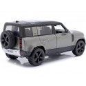 Cochesdemetal.es 2022 Land Rover Defender 110 Gris Oscuro Metalizado 1:24 Bburago 18-21101