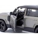 CARSDEMETAL.ES 2022 Land Rover Defend 110 Gray foncé métallisé 1:24 Bburago 18-21101