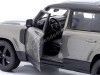 Cochesdemetal.es 2022 Land Rover Defender 110 Gris Oscuro Metalizado 1:24 Bburago 18-21101