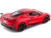 Cochesdemetal.es 2020 Chevrolet Corvette Stingray Coupé High Wing Rojo / Negro 1:24 MAISTO 31534