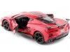 Cochesdemetal.es 2020 Chevrolet Corvette Stingray Coupé High Wing Rojo / Negro 1:24 MAISTO 31534