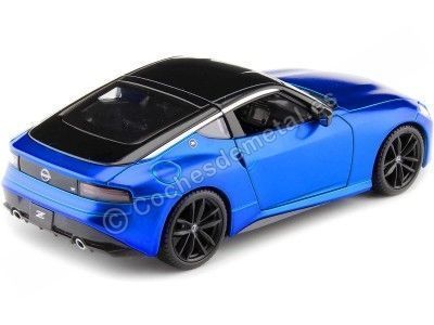 Cochesdemetal.es 2023 Nissan 400Z Azul/Negro 1:24 Maisto 32904 2