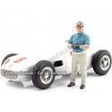 Cochesdemetal.es 1955 Figura de Resina Juan Manuel Fangio "Leyendas de las Carreras Años 50, Figura A" 1:18 American Diorama ...