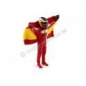 Cochesdemetal.es 2023 Ferrari SF-23 Carlos Sainz Ganador GP Singapur Con Bandera de España 1:43 Cartrix CT071