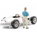 Cochesdemetal.es 1955 Figura de Resina Juan Manuel Fangio "Leyendas de las Carreras Años 50, Figura A" 1:18 American Diorama ...