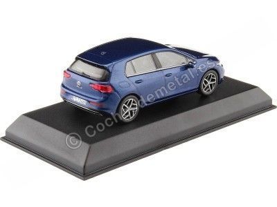 2020 Volkswagen VW Golf VIII Azul Metalizado 1:43 Norev 840134 Cochesdemetal 1 - Coches de Metal  2