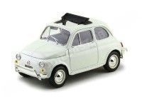 1968 Fiat 500 L Blanco 1:18 Bburago 12035