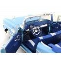 1957 Chevrolet Bel Air Open Convertible Azul 1:18 Motor Max 73175 Cochesdemetal 12 - Coches de Metal 
