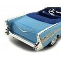 1957 Chevrolet Bel Air Open Convertible Azul 1:18 Motor Max 73175 Cochesdemetal 14 - Coches de Metal 