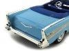 1957 Chevrolet Bel Air Open Convertible Azul 1:18 Motor Max 73175 Cochesdemetal 14 - Coches de Metal 
