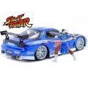 Cochesdemetal.es 1993 Mazda RX-7 + Figura Chun-li "StreetFighter" Azul 1:24 Jada Toys 30838 253255062