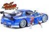 Cochesdemetal.es 1993 Mazda RX-7 + Figura Chun-li "StreetFighter" Azul 1:24 Jada Toys 30838 253255062