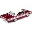 Cochesdemetal.es 1964 Chevrolet Impala Granate lowrider / Blanco 1:24 Motor Max 79021