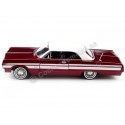 Cochesdemetal.es 1964 Chevrolet Impala Granate lowrider / Blanco 1:24 Motor Max 79021